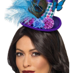 Mad Hatter Mini Feather Hoedje
