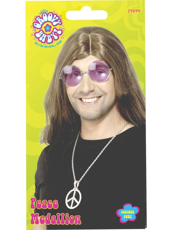 60s Peace Sign Hippie Medallion 8 60s Peace Sign Hippie Medallion - Afbeelding 6