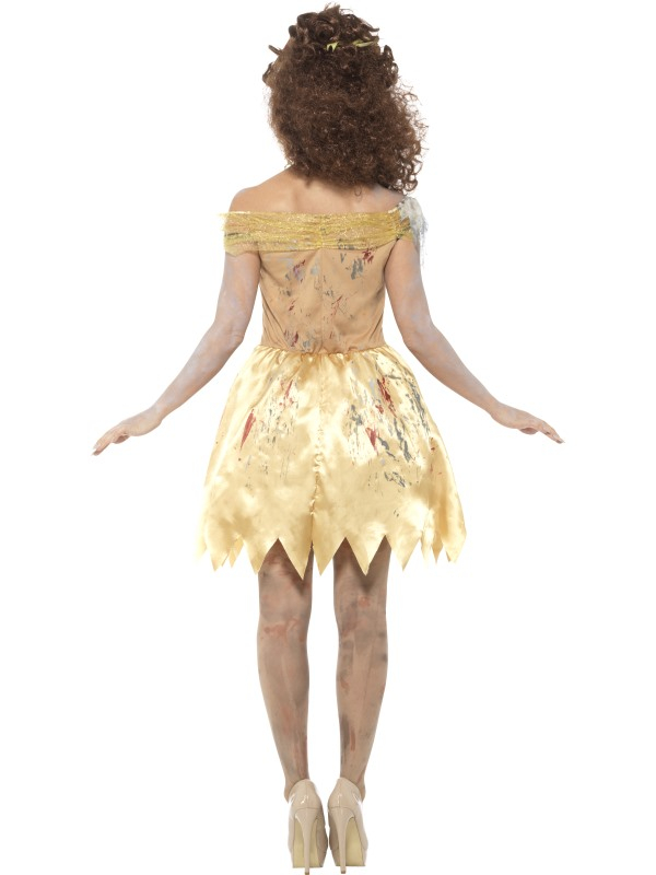 Zombie Golden Fairytale Kostuum 4 Zombie Golden Fairytale Kostuum - Afbeelding 2