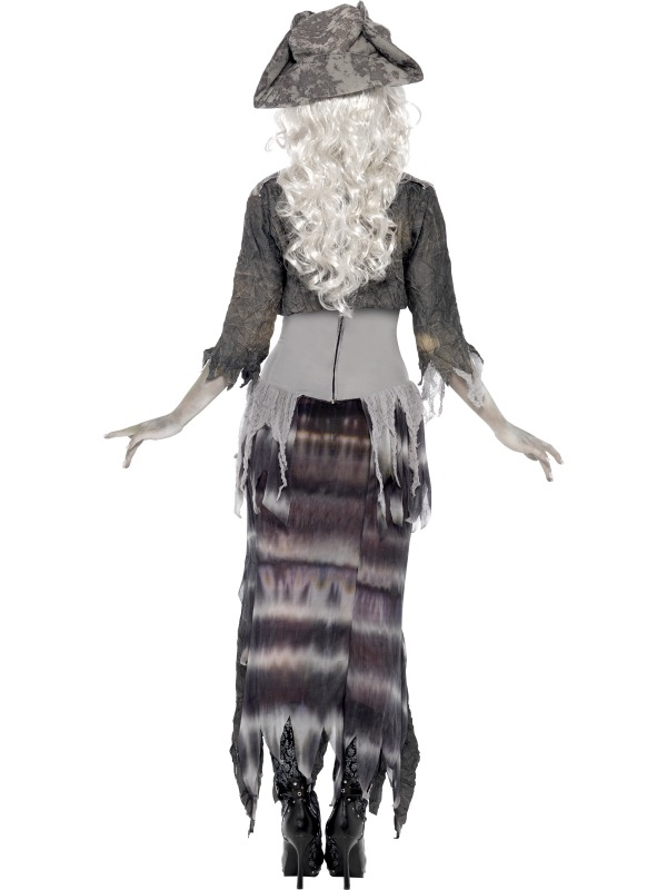 Ghost Ship Piraten Dames Halloween Horror Kostuum 4 Ghost Ship Piraten Dames Halloween Horror Kostuum - Afbeelding 2