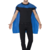 Blauwe Cape Met Oogmasker Superheld -Feestkleding Winkel 600x800 365