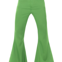 Flared Trousers Groen, Heren