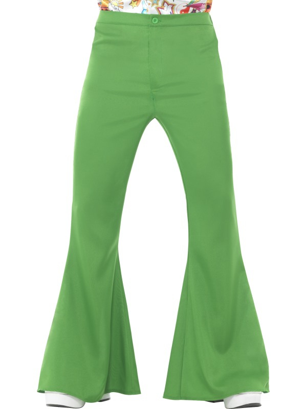 Flared Trousers Groen, Heren 3 Flared Trousers Groen, Heren