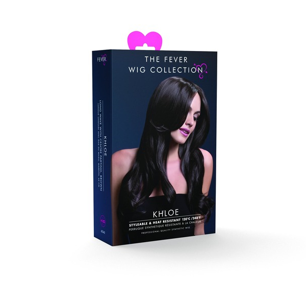 Fever Khloe Pruik Bruin 4 Fever Khloe Pruik Bruin - Afbeelding 2