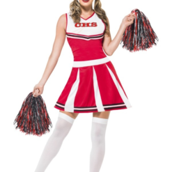 Cheerleader Kostuum Rood