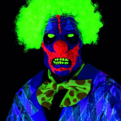 UV Black Light Clown Masker