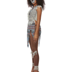 Dark Spirit Warrior Woman Kostuum -Feestkleding Winkel 600x800 564