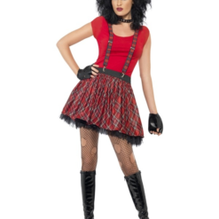 Punk Rock Chick Verkleedsetje 3-delig