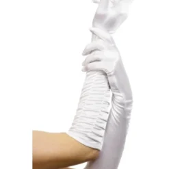 Witte Lange Handschoenen