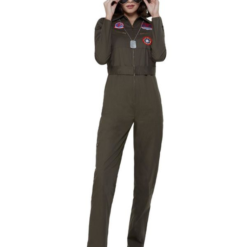 Top Gun Ladies Kostuum Khaki -Feestkleding Winkel 600x800 628