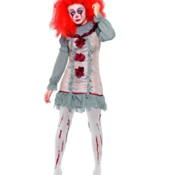 Vintage Clown Lady Kostuum -Feestkleding Winkel 600x800 648