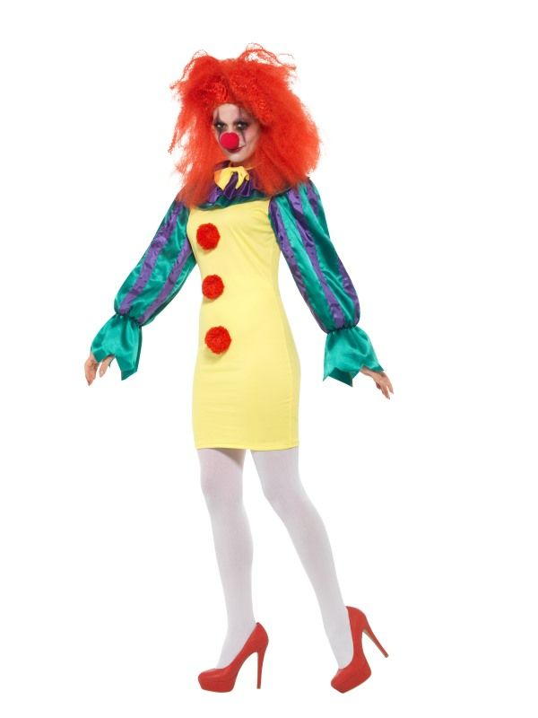 Classic Horror Clown Lady Kostuum 7 Classic Horror Clown Lady Kostuum - Afbeelding 5