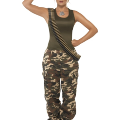 Khaki Camo Camouflage Leger Army Kostuum