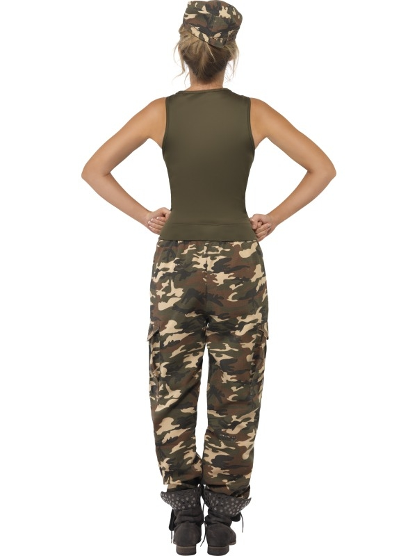 Khaki Camo Camouflage Leger Army Kostuum 5 Khaki Camo Camouflage Leger Army Kostuum - Afbeelding 3