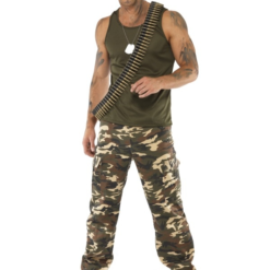 Khaki Camo Camouflage Heren Leger Kostuum -Feestkleding Winkel 600x800 668