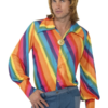 1970s Regenboog Heren Shirt -Feestkleding Winkel 600x800 689