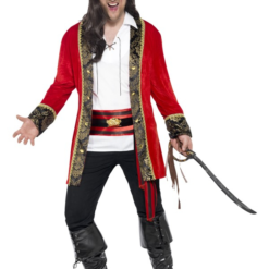 Curves Pirate Captain Piraten Kostuum