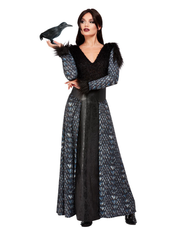Dark Winter Queen Kostuum 4 Dark Winter Queen Kostuum - Afbeelding 2