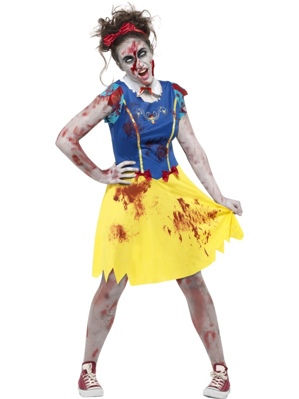 Zombie Miss Snow Tiener Halloween Kostuum 3 Zombie Miss Snow Tiener Halloween Kostuum