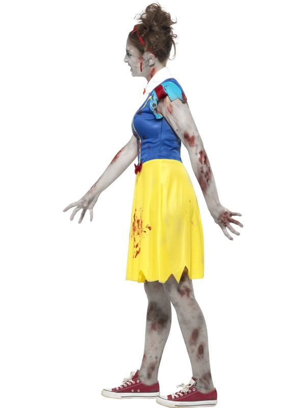 Zombie Miss Snow Tiener Halloween Kostuum 4 Zombie Miss Snow Tiener Halloween Kostuum - Afbeelding 2
