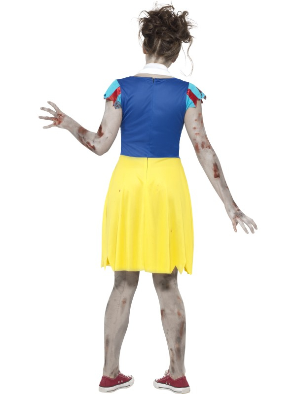 Zombie Miss Snow Tiener Halloween Kostuum 5 Zombie Miss Snow Tiener Halloween Kostuum - Afbeelding 3