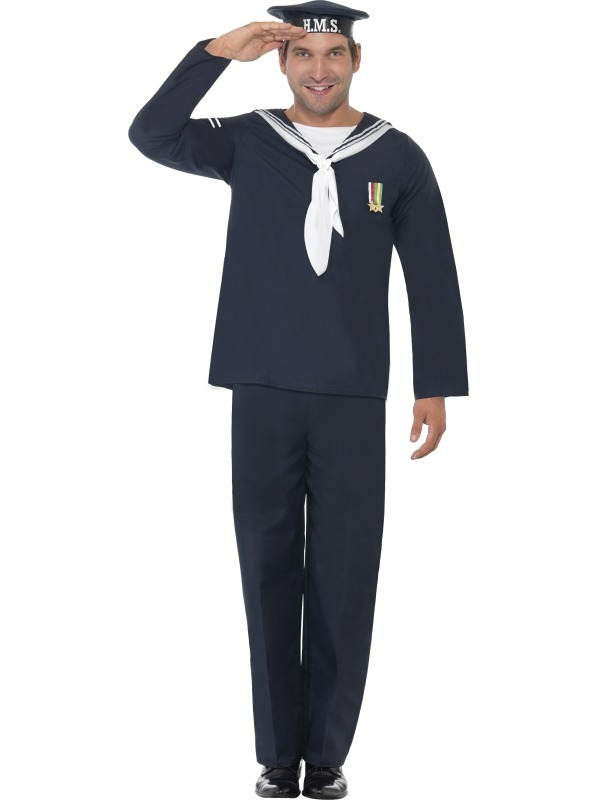 Marine Naval Seaman WW2 Kostuum 3 Marine Naval Seaman WW2 Kostuum