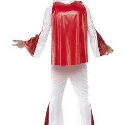 Wit Met Rood Elvis Heren Kostuum -Feestkleding Winkel 600x800 953