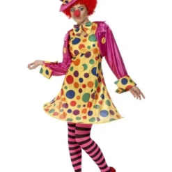 Polka Dot Clown Dames Kostuum